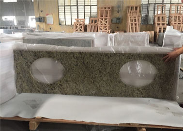 Chiny Superior Double Sink Prefabrykowana łazienka Vanity Tops Venetian Gold Granite Stone dostawca