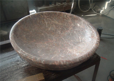 Chiny Red Agate Marble Bathroom Sink, Stone Bowl Basin Beautiful Appearance dostawca