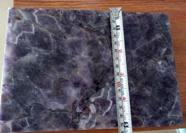 Chiny Naturalne ametystowe półszlachetne płyty kamienne do dekorowania blatów dostawca