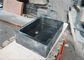 Dark Grey Granite Bathroom Basin, High End prostokątny kamienny zlew dostawca