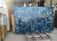 Grubość 2cm Natural Blue Agate Slab do dekoracji centrum handlowego Certyfikat CE dostawca