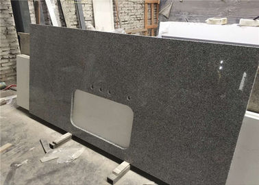 Chiny Silver Grey Granite Prefab Kamienne blaty Bar Top Łatwe czyszczenie dostawca