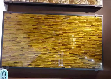 Chiny Żółte Tygrysie Oko Semi Precious Stone Płyty Kamień szlachetny z luksusowym wyglądzie dostawca