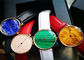 Multi Color Luxury Stone Craft, wysokiej klasy zegarek kwarcowy z marmurową tarczą dostawca